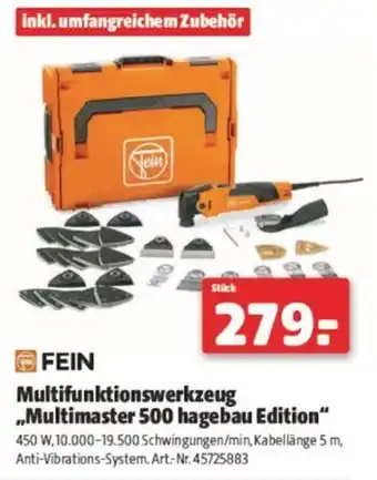 Hagebau Multifunktionswerkzeug Multimaster 500 hagebau Edition Angebot