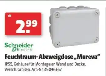 Hagebau Feuchtraum-Abzweigdose Mureva Angebot