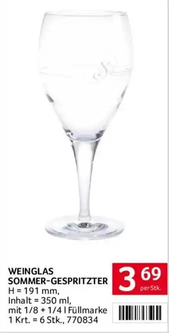 Transgourmet WEINGLAS SOMMER-GESPRITZTER Angebot