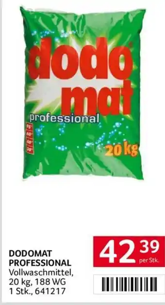 Transgourmet DODOMAT PROFESSIONAL 20kg Angebot
