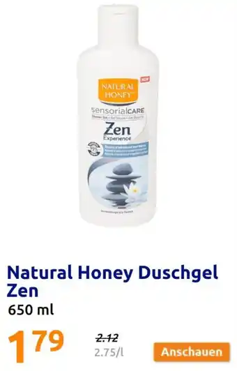 Action Natural Honey Duschgel Zen 650 ml Angebot