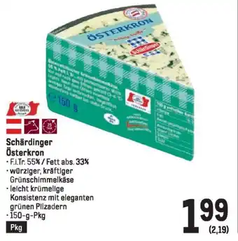 Metro Schärdinger Österkron 150g Angebot