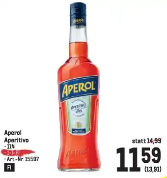 Metro APERITIVO 1919 1L Angebot