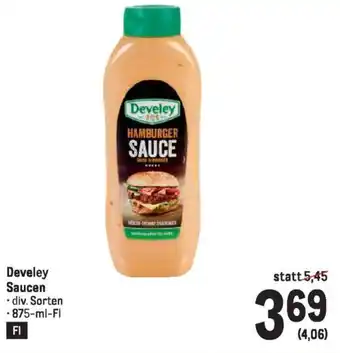 Metro Develey Saucen 875ml Angebot