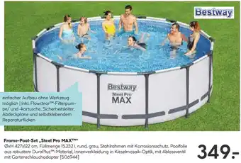Hellweg Bestway Frame-Pool-Set „Steel Pro MAX Angebot