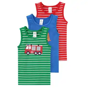 Ernsting's family 3 Baby Unterhemden mit Print Angebot