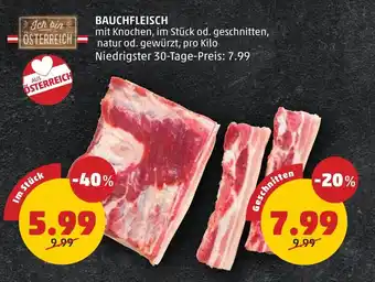 PENNY BAUCHFLEISCH Angebot