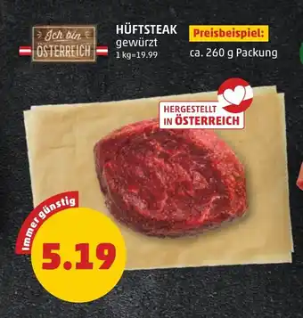 PENNY HÜFTSTEAK Angebot