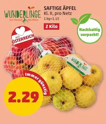 PENNY SAFTIGE ÄPFEL Angebot