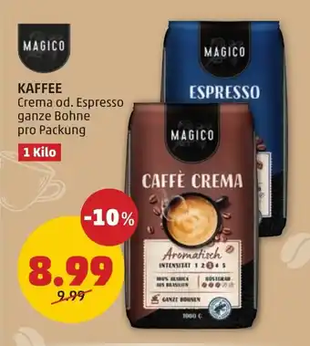 PENNY MAGICO KAFFEE  1 Kilo Angebot