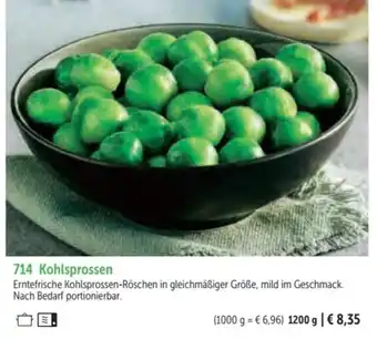 Bofrost 714 Kohlsprossen Angebot