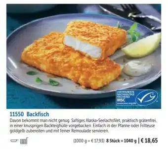 Bofrost 11550 Backfisch Angebot