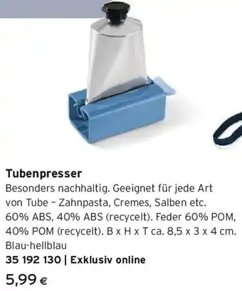 Tchibo Eduscho Tubenpresser Angebot