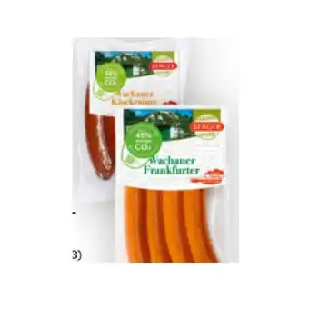 Billa Berger Wachauer Frankfurter, Debreziner, Bratwürstel od. Käsekrainer BILLA 1 Packung Angebot