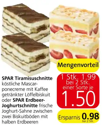 Eurospar SPAR Tiramisuschnitte Angebot