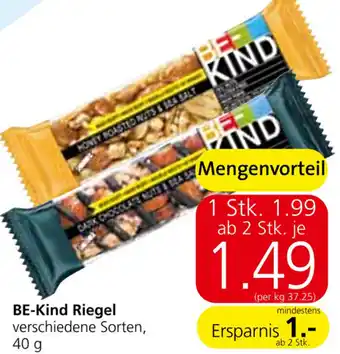 Eurospar BE-Kind Riegel 40g Angebot
