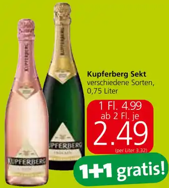 Eurospar Kupferberg Sekt 0,75 Liter Angebot