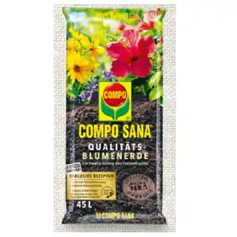 Billa Compo Sana Qualitätsblumenerde torffrei BILLA 45 Liter 1 Sack Angebot