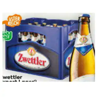 Billa Zwettler Export Lager BILLA 0.50 Liter 1 Kiste Angebot