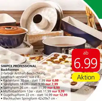 Eurospar Simplex Professional Backformen Angebot