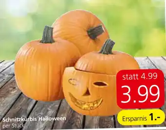 Eurospar Schnitzkürbis Halloween Angebot