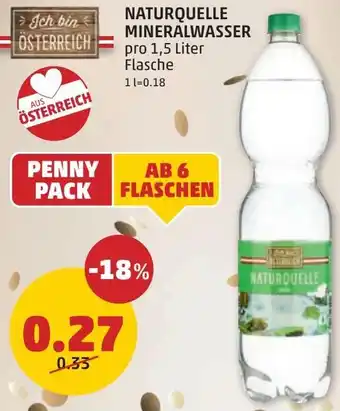 PENNY NATURQUELLE MINERALWASSER Angebot