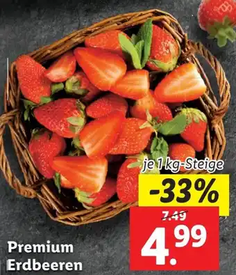 Lidl Premium Erdbeeren Angebot