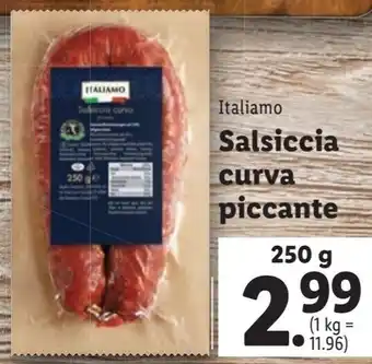 Lidl Salsiccia curva piccante Angebot