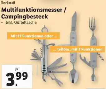 Lidl Multifunktionsmesser / Campingbesteck Angebot