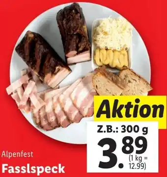 Lidl Alpenfest Fasslspeck Angebot