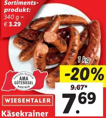 Lidl Käsekrainer Angebot