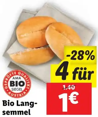 Lidl Bio Lang- semmel Angebot
