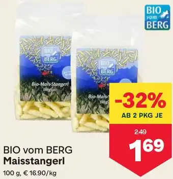 MPreis BIO vom BERG Maisstangerl Angebot