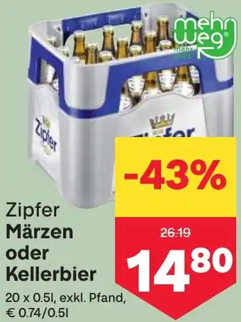 MPreis Zipfer Märzen oder Kellerbier Angebot