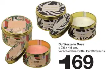 Zeeman Duftkerze in Dose Angebot