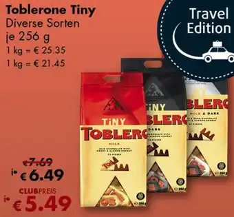 Travel FREE Toblerone Tiny Angebot