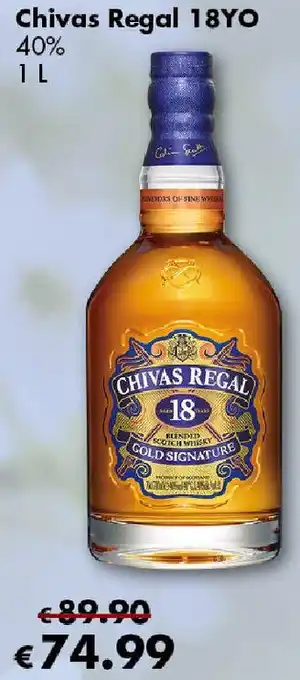 Travel FREE Chivas Regal 18YO Angebot