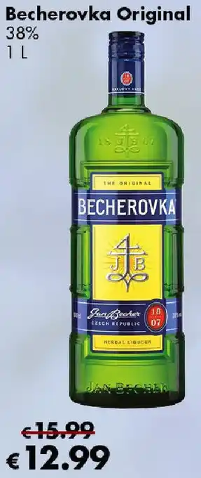 Travel FREE Becherovka Original Angebot