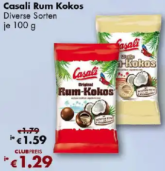 Travel FREE Casali Rum Kokos Angebot