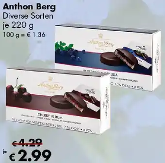 Travel FREE Anthon Berg Angebot