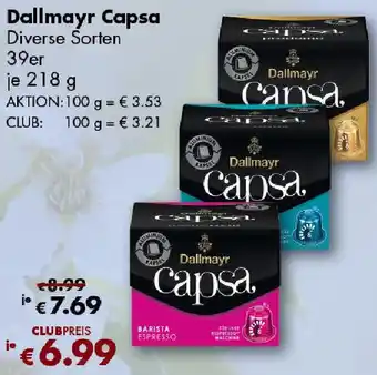 Travel FREE Dallmayr Capsa Angebot