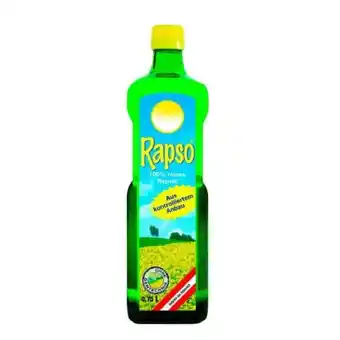 Spar Rapso 100% reines Rapsöl SPAR 0.75 Liter 1 Flasche Angebot