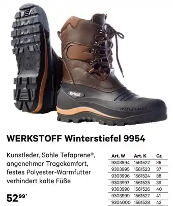 BayWa WERKSTOFF Winterstiefel 9954 Angebot