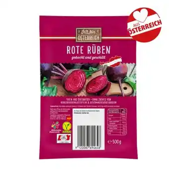 PENNY Ich bin Österreich Rote Rüben Penny 500 Gramm 1 Packung Angebot