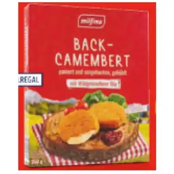 Hofer Milfina Back-Camembert HOFER 350 Gramm 1 Packung Angebot