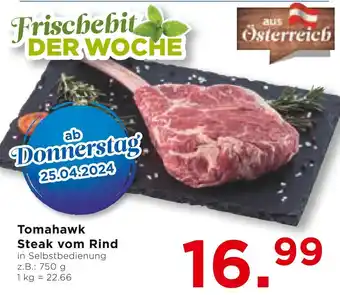 Unimarkt Tomahawk Steak vom Rind 750g Angebot