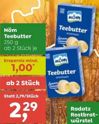 ADEG Nöm Teebutter 250 g Angebot