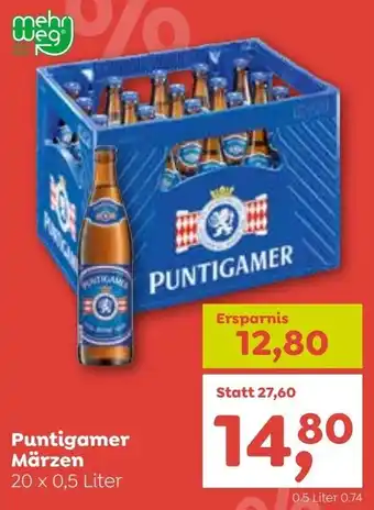 ADEG Puntigamer Märzen 20 x 0.5 Liter Angebot