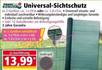 Norma Universal-Sichtschutz Angebot