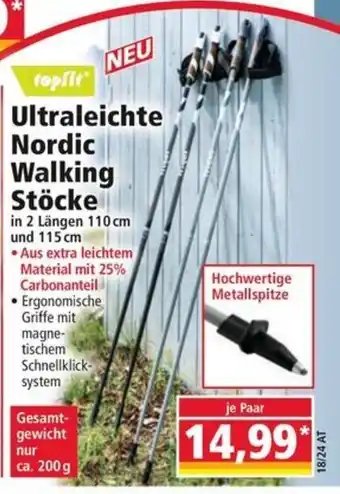 Norma Ultraleichte Nordic Walking Stöcke Angebot